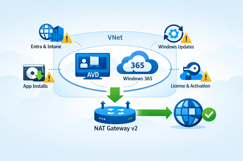 March 31, 2026, is coming: New Azure VNets won’t have outbound internet by default — here’s the EUC-ready fix (NAT Gateway v2)